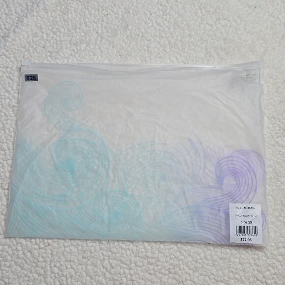 826 NWT Modli Flowy Swim Skort With Shorts Size 1X - Picture 7 of 7